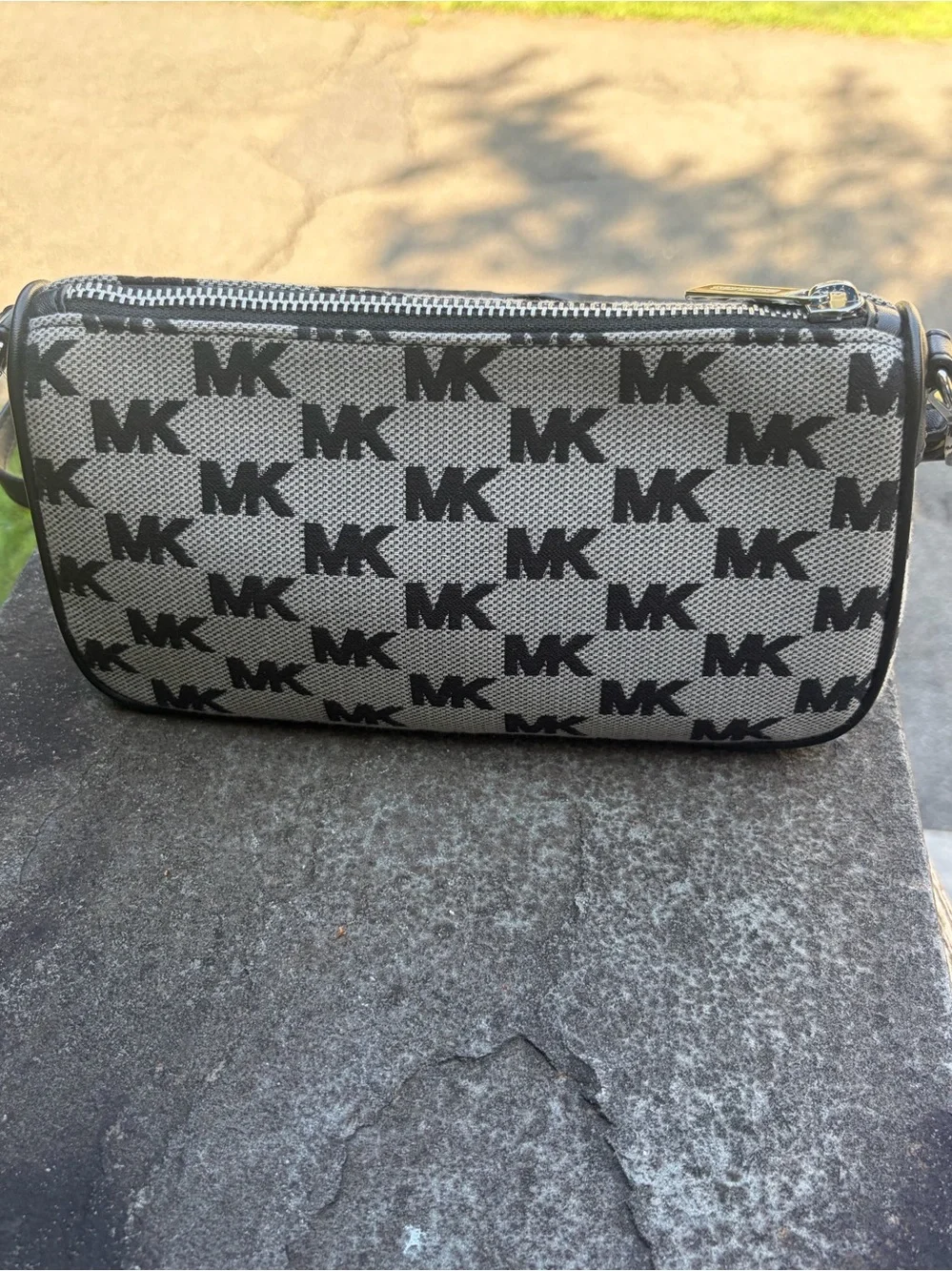 Michael Kors MK Logo Jacquard Crossbody Bag NWOT